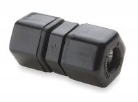 2ZTH9 Union Connector, 1/2x3/8 In, Tube, Poly