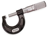 2ZTZ7 Outside Micrometer w/case, 1 In, Friction