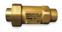 2ZXX1 Dual Check Valve, 1 In, FNPT x MNPT, Bronze