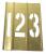 20Y515 - Brass Stencils, 15 Piece Number, 6 In Подробнее...