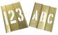 20Y519 - Stencil Kit 46 Piece 2 In Brass Подробнее...