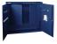 21R533 - Wall-Hung Cabinet, w/Panels, 45x12x39, Blue Подробнее...