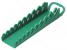 22DK64 - Wrench Rack, 13 Slot, 14 x 8 x 1 in, Green Подробнее...