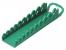 22DK65 - Wrench Rack, 15 Slot, 16 x 8 x 1 in, Green Подробнее...