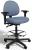 22F024 - Intensive Task Chair, w/Arm, High-Ht, Blue Подробнее...