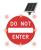 23L594 - Blinking Sign, Do Not Enter, 30 x 30 In. Подробнее...