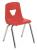 23L643 - Stack Chair, Plastic, Red Подробнее...