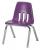 23L684 - Stack Chair, Plastic, Purple Подробнее...