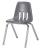 23L692 - Stack Chair, Plastic, Gray Подробнее...