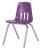 23L704 - Stack Chair, Plastic, Purple Подробнее...