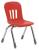 23L891 - Stack Chair, Plastic, Red Подробнее...