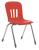 23L908 - Stack Chair, Plastic, Red Подробнее...