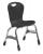 23L949 - Stack Chair, Plastic, Black Подробнее...