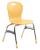 23L958 - Stack Chair, Plastic, Yellow Подробнее...