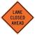 23Y817 - Traffic Sign, Lane Closed Ahead, H 48 In. Подробнее...