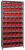 24K022 - Bin Shelving, Solid, 36X12, 45 Bins, Red Подробнее...
