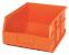 24K243 - Stackable Shelf Bin, 14x11x7, Orange Подробнее...