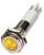 24M061 - Flat Indicator Light, Yellow, 12VDC Подробнее...