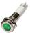 24M062 - Flat Indicator Light, Green, 12VDC Подробнее...