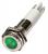 24M072 - Flat Indicator Light, Green, 110VAC Подробнее...