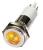 24M105 - Flat Indicator Light, Yellow, 110VAC Подробнее...