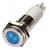 24M107 - Flat Indicator Light, Blue, 110VAC Подробнее...