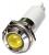 24M110 - Round Indicator Light, Yellow, 12VDC Подробнее...