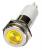 24M128 - Flat Indicator Light, Yellow, 12VDC Подробнее...