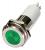 24M129 - Flat Indicator Light, Green, 12VDC Подробнее...