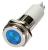 24M130 - Flat Indicator Light, Blue, 12VDC Подробнее...