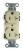 2HDZ9 - Receptacle, Duplex, Ivory, 20A, 125V, 5-20R Подробнее...
