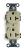 2HEC1 - Receptacle, Duplex, Ivory, 20A, 125V, 5-20R Подробнее...