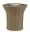 2KDN9 - Waste Receptacle, Round, 21G, Brown Подробнее...