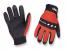 2XRX9 - Cold Protection Gloves, M, Red/Black, PR Подробнее...