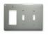 2XVD1 - Wall Plate, 2 Switch, Gray Подробнее...