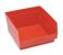 2ZMT4 - Shelf Bin, W 11 1/8, H 6, D 11 5/8, Red Подробнее...