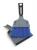 2ZPC5 - Mini Dust Pan With Brush, Silver And Blue Подробнее...