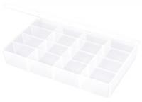 30C418 Compartment Box, 4 Fixed, 12 Dividers