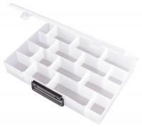 30C426 Compartment Box w/Hndl, 4 Fixed, 16 Dvdrs