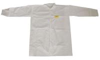 30C589 Disposable Lab Coat, White, 2XL, PK 30