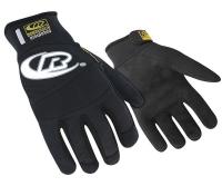 30D698 Mechanics Gloves, Fleece, L, Blk, PR