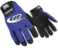 30D711 Mechanics Gloves, Blue, 2XL, PR