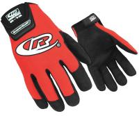30D727 Mechanics Gloves, Red, L, PR