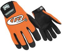 30D733 Mechanics Gloves, Orange, XL, PR