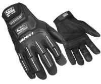 30D753 Glove, Impact Resistant, M, Black, Pr