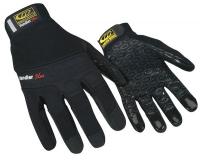 30D770 Mechanics Gloves, Box Handling, M, Black, PR