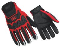 30D890 Rescue Gloves, Cut Resistant, L, Red, PR