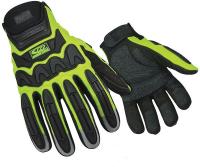 30D894 Glove, Rescue, Cut Resistant, XS, Hi-Vis, Pr