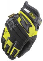 30E345 Mechanics Gloves, S, Hi-Vis Ylw, PR