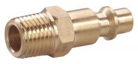 30E707 Coupler Plug, 1/4 MNPT, 1/4 Body
